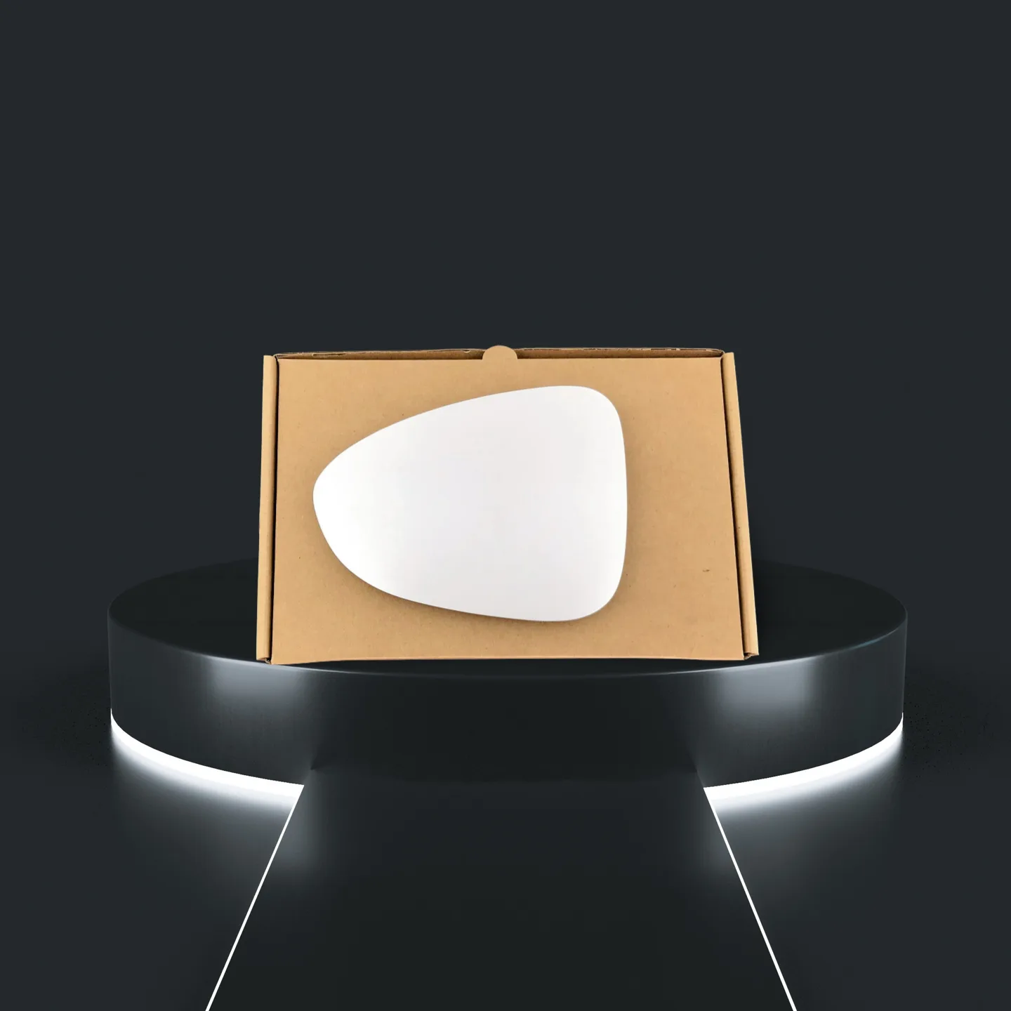 Vauxhall Zafira Left Convex Stick-on Mirror Glass (2015–2020)