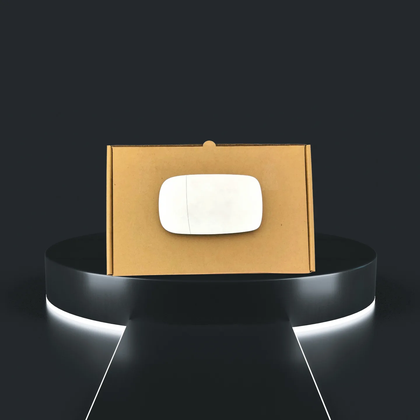 Volvo S40 Left Wide Angle Stick-on Mirror Glass (2004–2006)