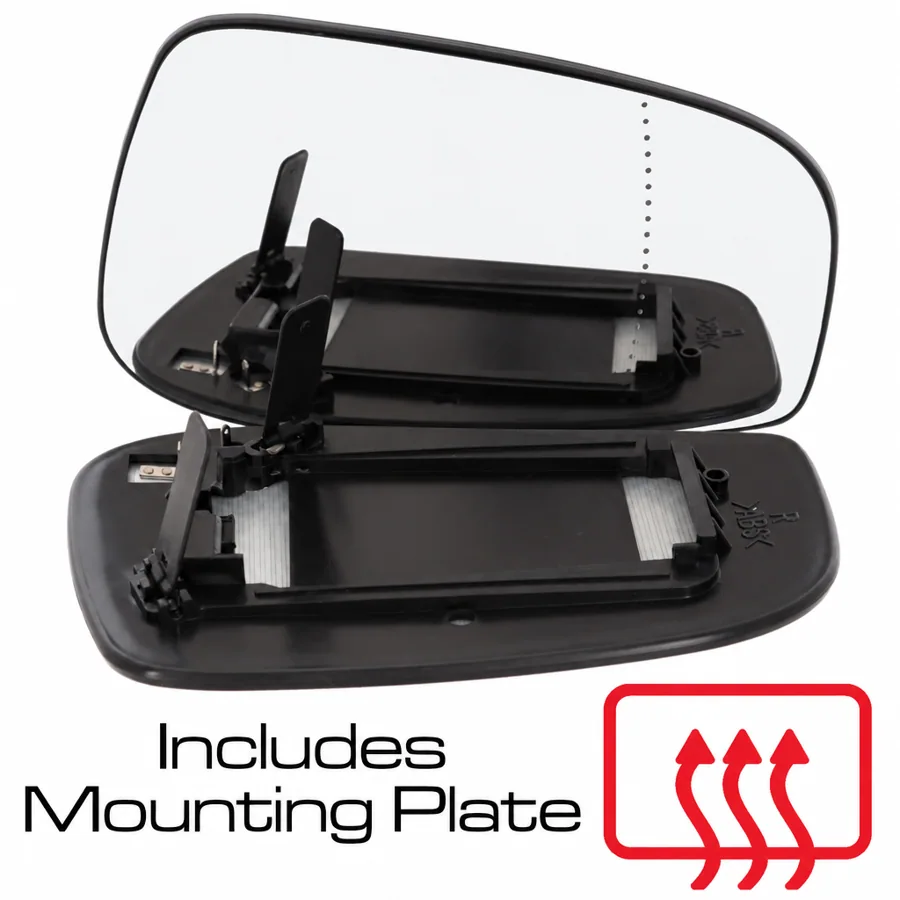 Volvo S60 Right Heated Convex Mirror Glass (2003–2006)