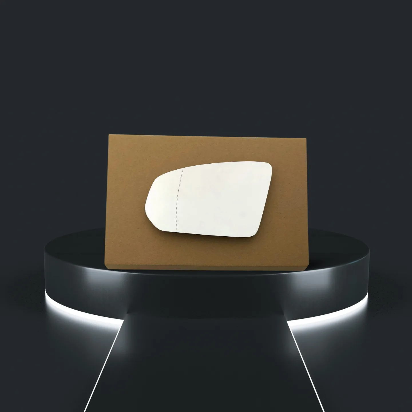 Volvo S60 Left Wide Angle Stick-on Mirror Glass (2019–2024)