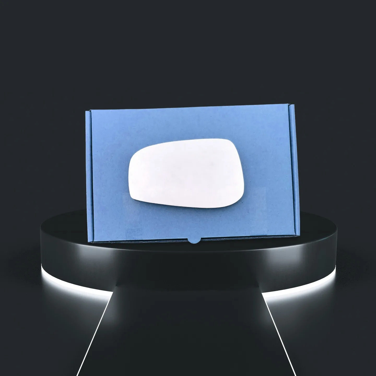 Volvo S80 Left Convex Stick-on Mirror Glass (1999–2006)