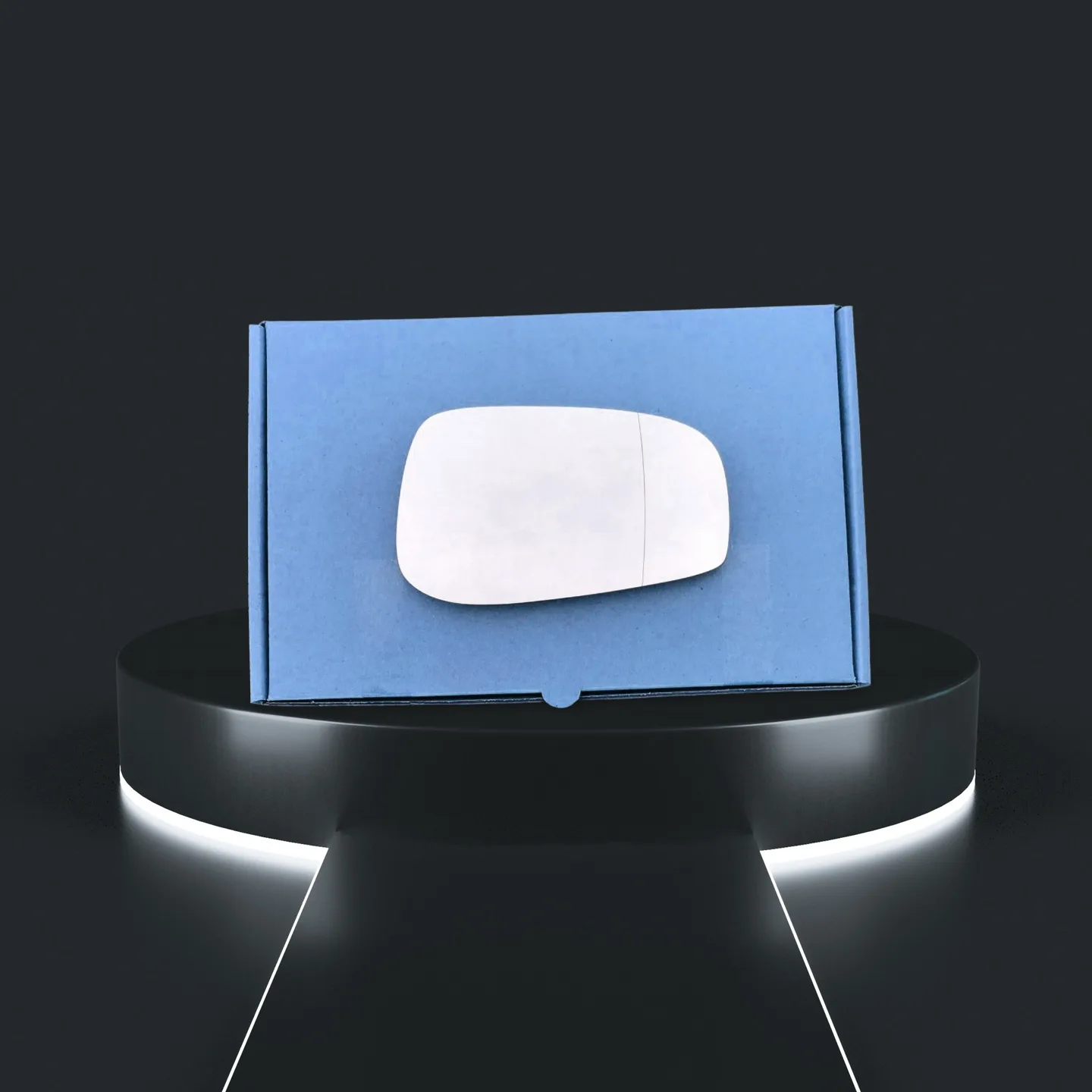 Volvo S80 Right Wide Angle Stick-on Mirror Glass (1999–2006)