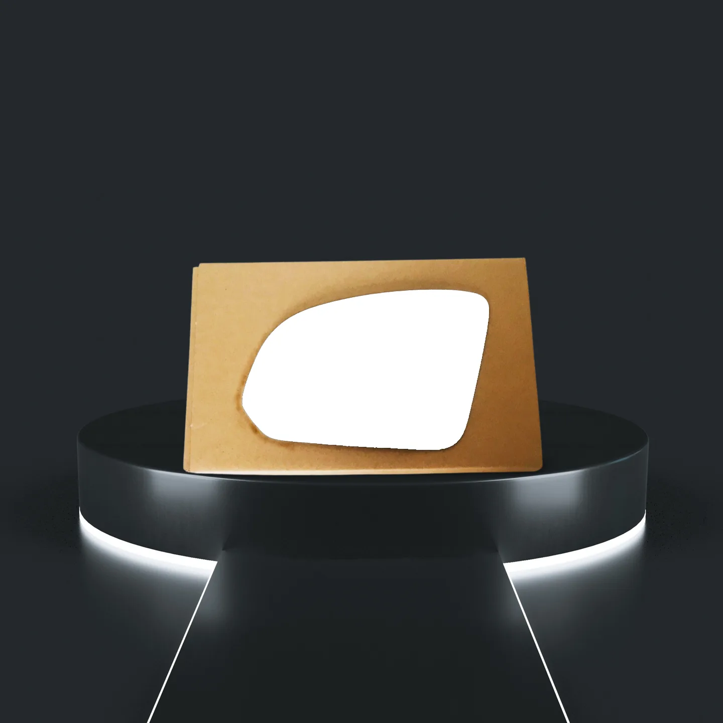 Volvo XC40 Left Convex Stick-on Mirror Glass (2017 onwards)