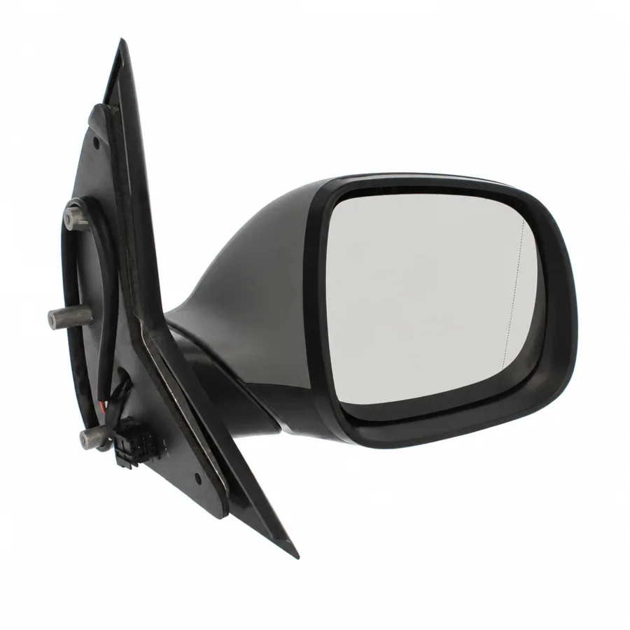 VW ABT e-Transporter Right Heated Power Folding Complete Mirror Unit, Primed (2020–2023) — photograph 2