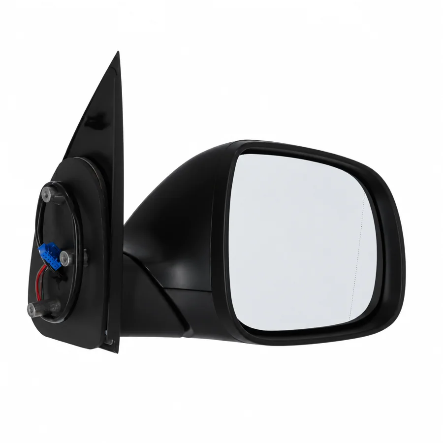 VW Amarok Right Heated Electric Complete Mirror Unit, Primed (2010–2013) — photograph 2