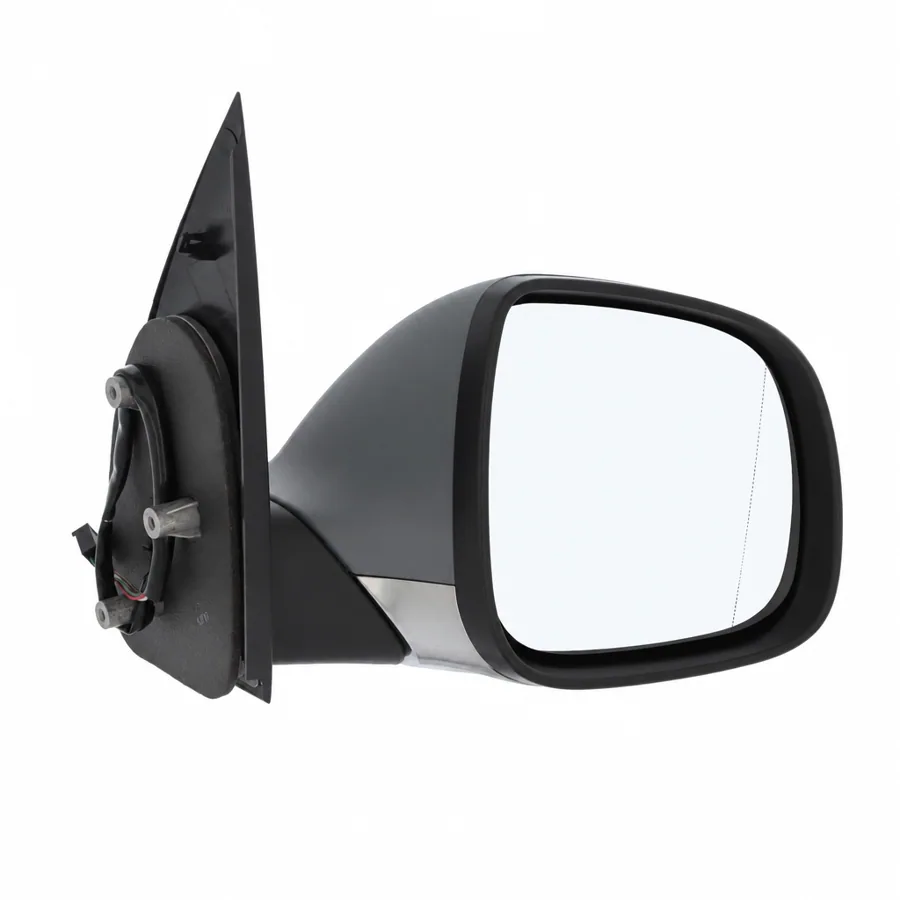 VW Amarok Right Heated Electric Complete Mirror Unit, Primed (2013–2021) — photograph 2