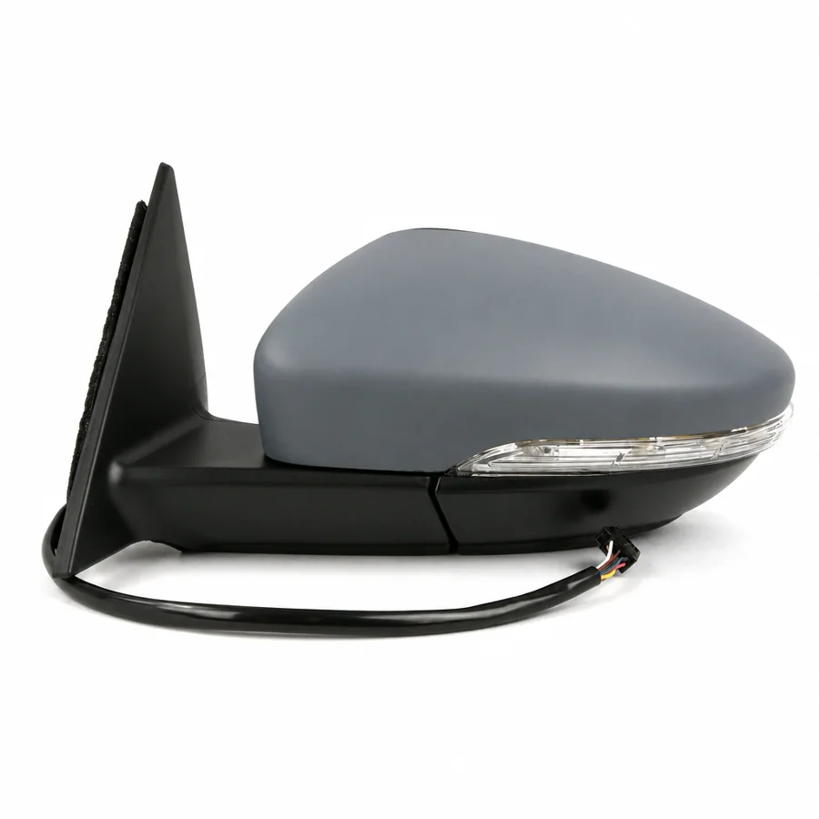VW Beetle Left Heated Electric Complete Mirror Unit, Primed (2012–2018)