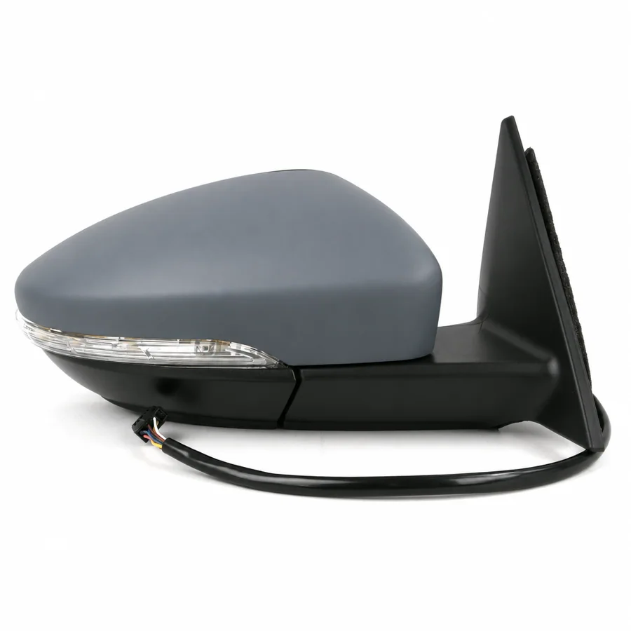 VW Beetle Right Heated Electric Complete Mirror Unit, Primed (2012–2018)