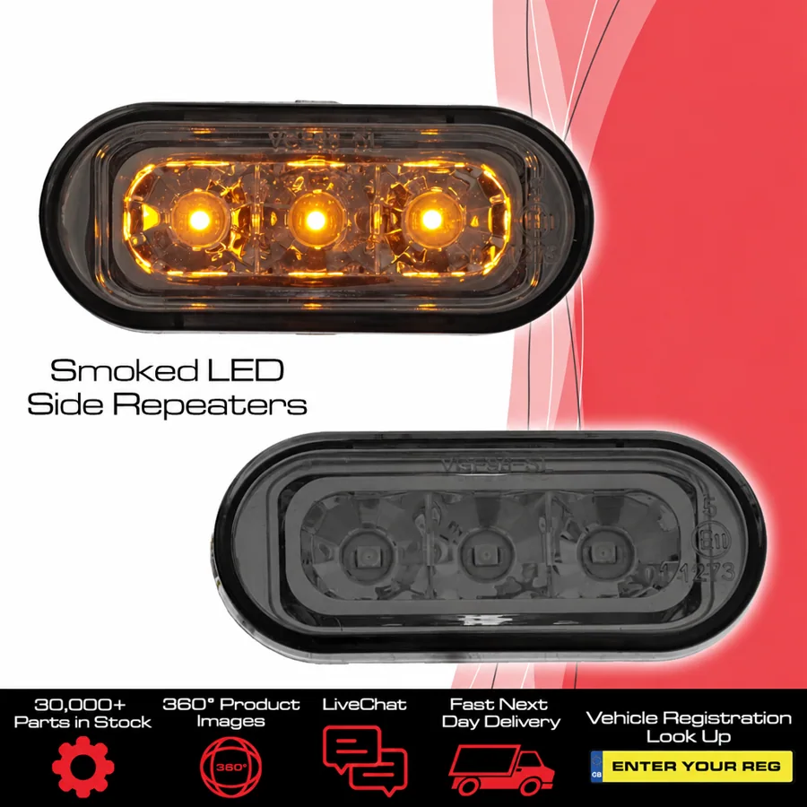 VW Beetle Left and Right Side Repeater (2000–2011) — Bulb specification: LED - Includes Bulbs & Holder — photograph 2