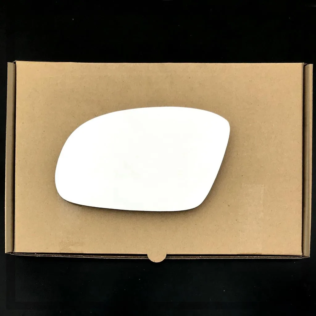 VW Beetle Left Heated Convex Stick-on Mirror Glass (2001–2010)