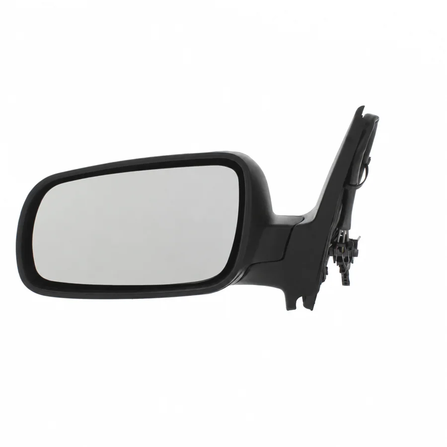 VW Bora Left Complete Mirror Unit, Paintable - Black (1999–2005) — photograph 3