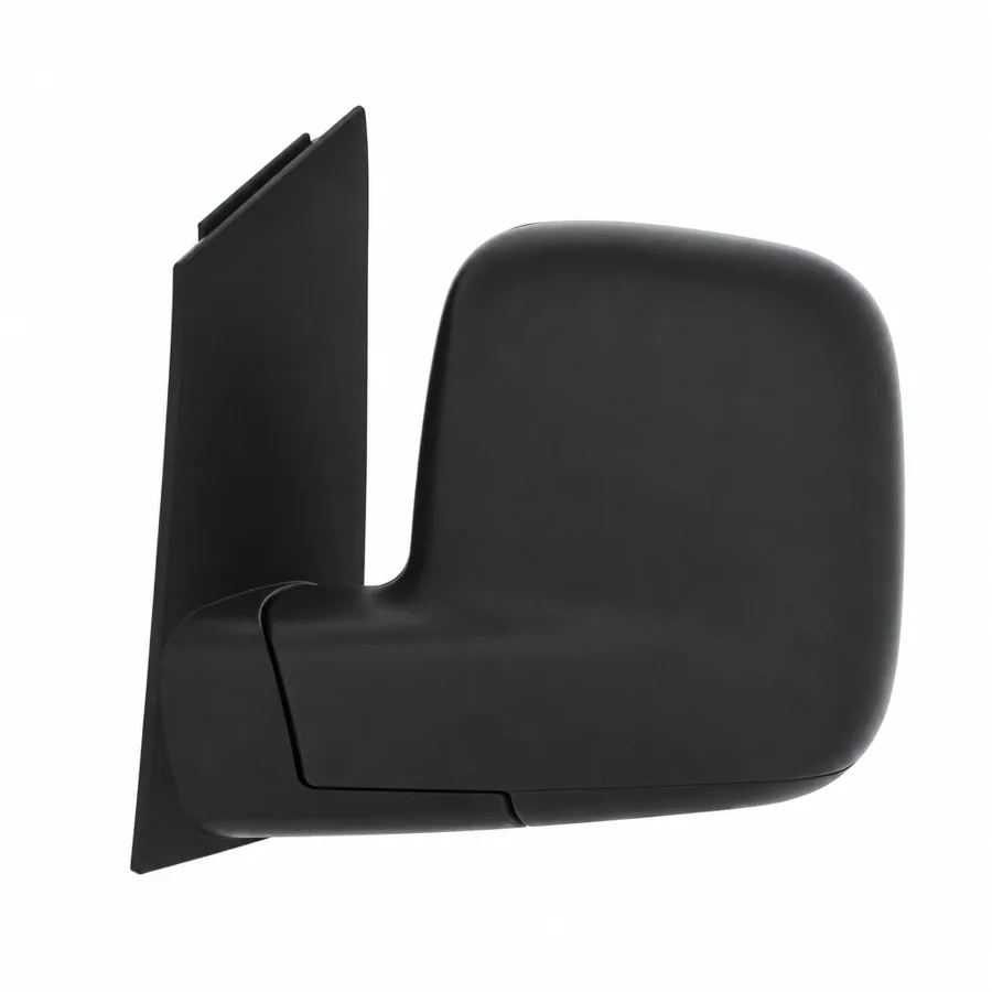 VW Caddy Left Heated Electric Complete Mirror Unit, Black (2004–2021) — photograph 2