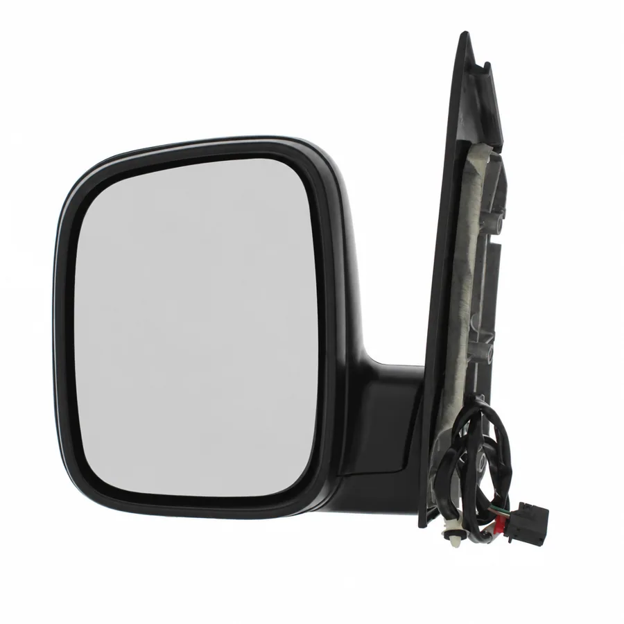VW Caddy Left Heated Electric Complete Mirror Unit, Black (2004–2021) — photograph 3