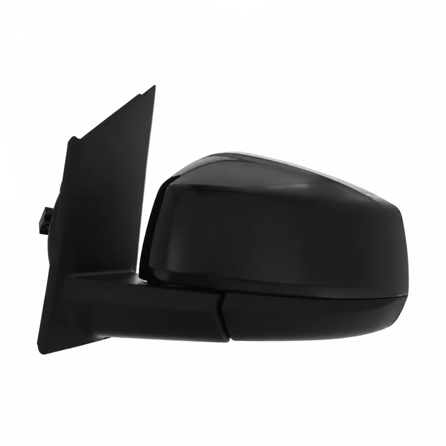 VW Caddy Left Heated Power Folding Complete Mirror Unit, Black - Textured (2021 onwards)