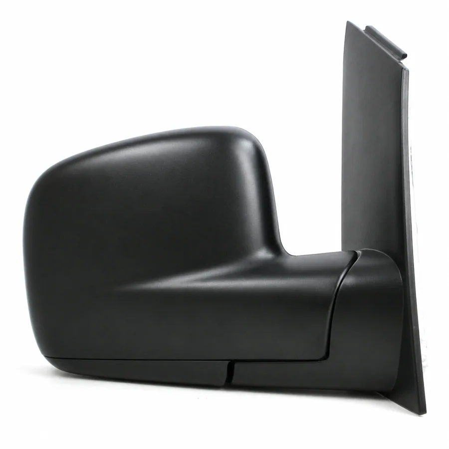 VW Caddy Right Complete Mirror Unit, Black (2004–2021)