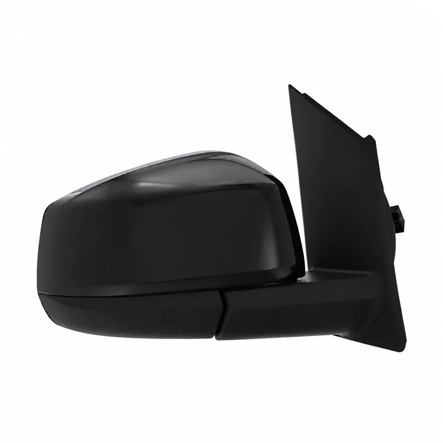 VW Caddy Right Heated Power Folding Complete Mirror Unit, Black - Textured (2021 onwards)