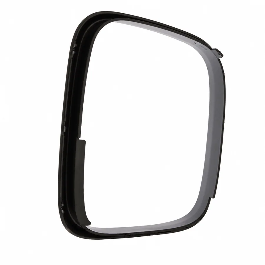 VW Caddy Left Mirror Trim (2004–2021) — Black - Textured — photograph 3