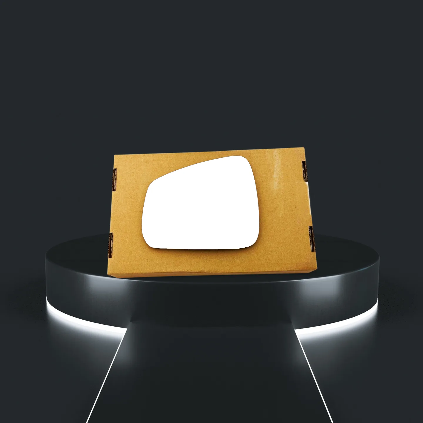 VW Caddy Left Convex Stick-on Mirror Glass (2022 onwards)