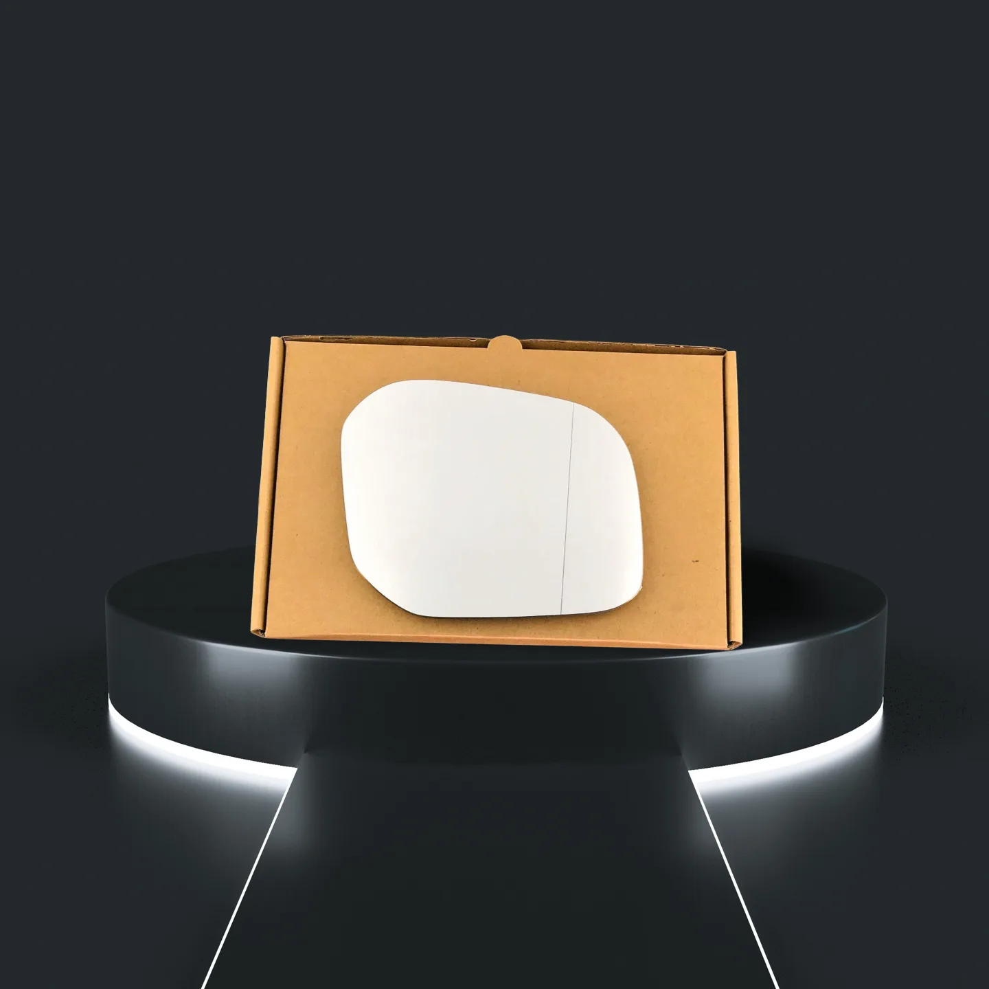 VW Caddy Right Wide Angle Stick-on Mirror Glass (2017–2021)