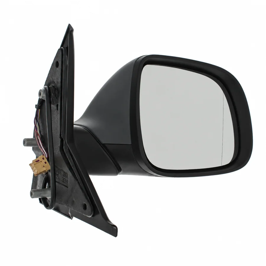 VW California Right Heated Power Folding Complete Mirror Unit, Primed (2012–2016) — photograph 3