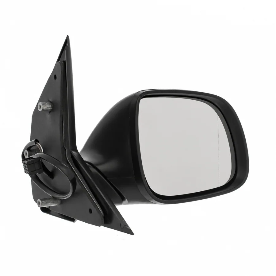 VW California Right Heated Electric Complete Mirror Unit, Black - Textured (2015–2025) — photograph 2