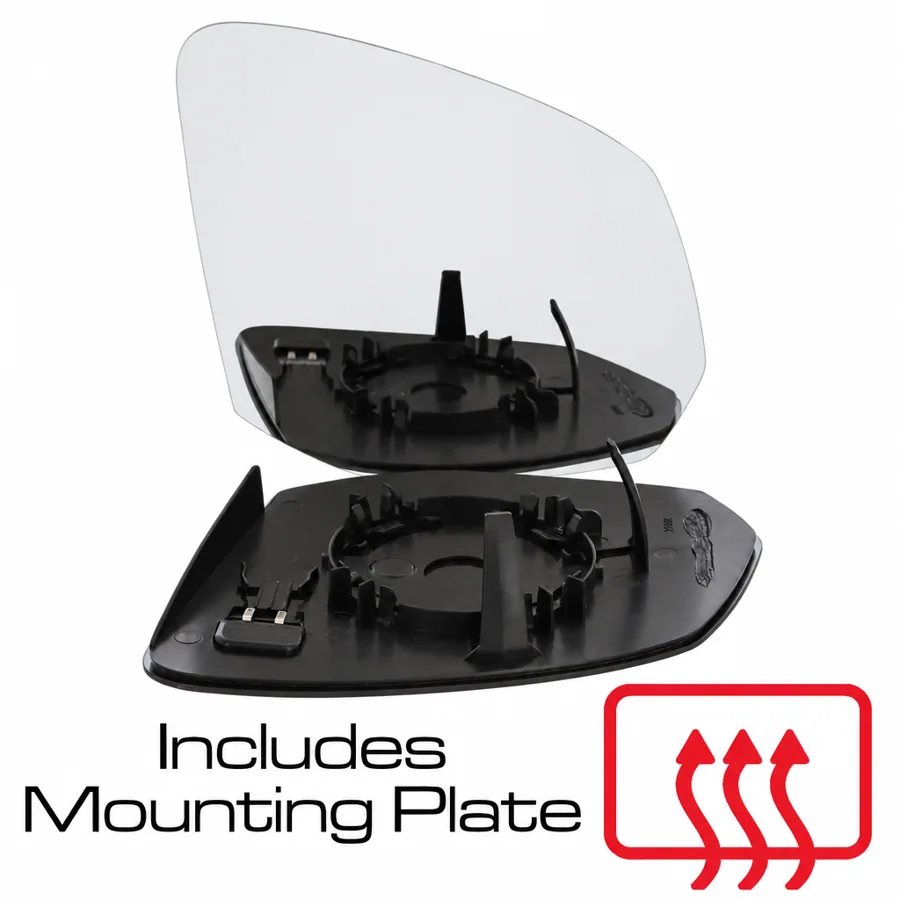VW California Right Heated Convex Mirror Glass (2024 onwards)