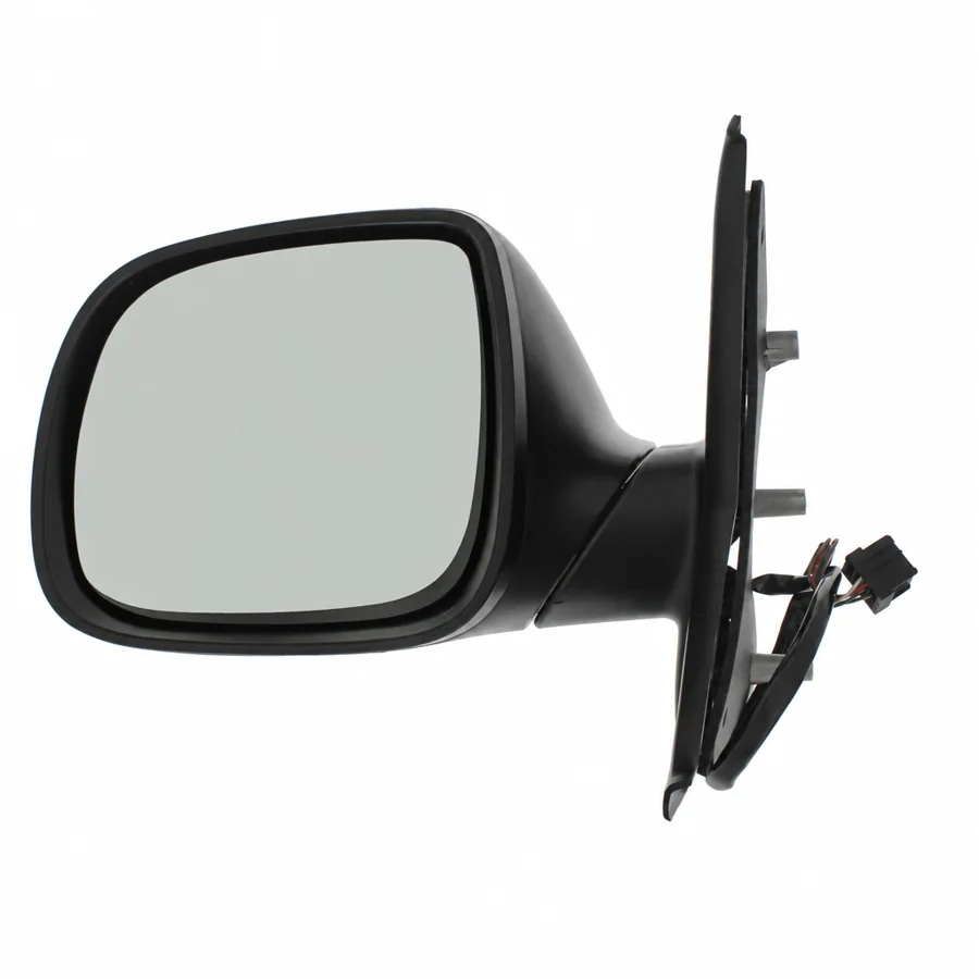 VW Caravelle Left Heated Electric Complete Mirror Unit, Black (2010–2016) — photograph 3