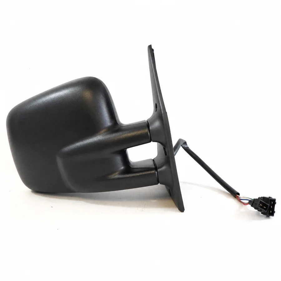 VW Caravelle Right Heated Electric Complete Mirror Unit, Black (1991–2003)