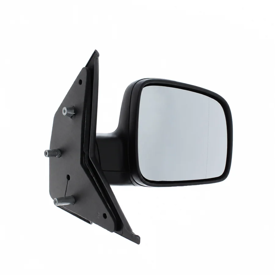 VW Caravelle Right Complete Mirror Unit, Black (2003–2010) — photograph 2