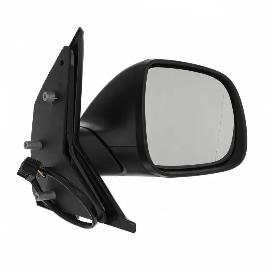 VW Caravelle Right Heated Electric Complete Mirror Unit, Black (2010–2016) — photograph 3
