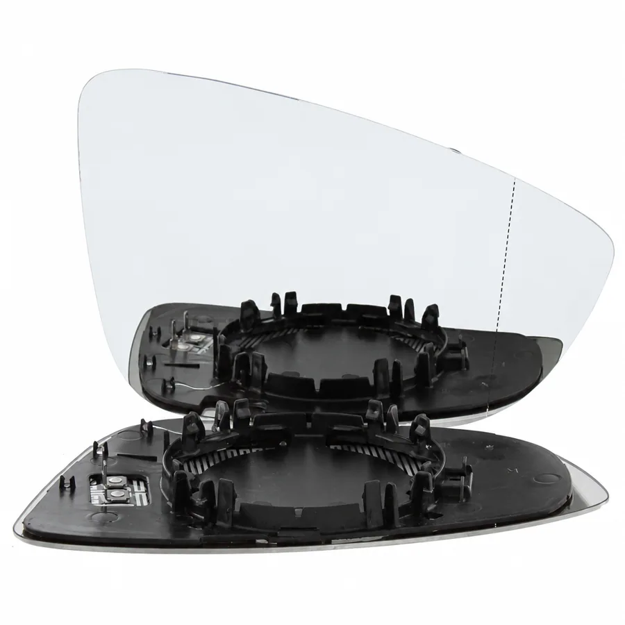 VW CC Right Heated Aspherical Clip-on Mirror Glass (2011–2017)