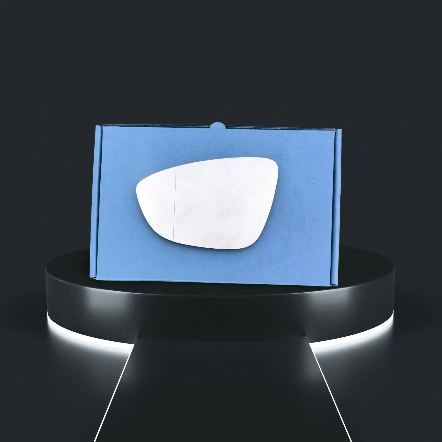 VW CC Left Convex Stick-on Mirror Glass (2012–2018)