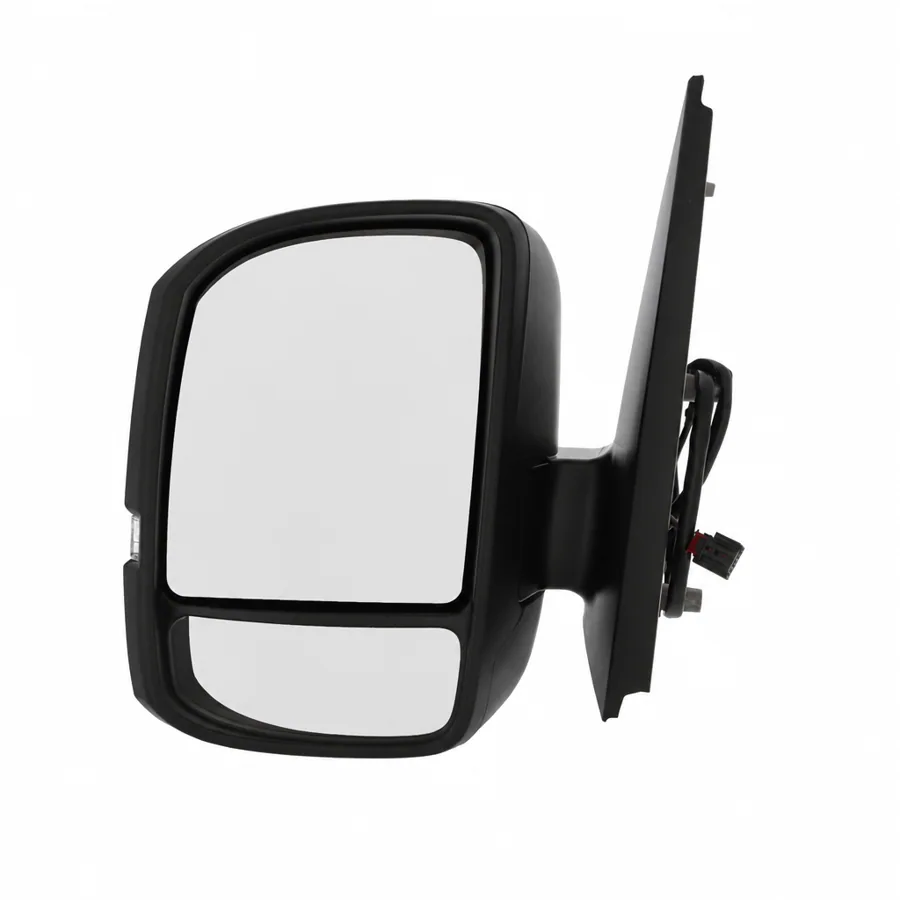 VW Crafter Left Heated Electric Complete Mirror Unit, Black - Textured (2016 onwards) — photograph 2