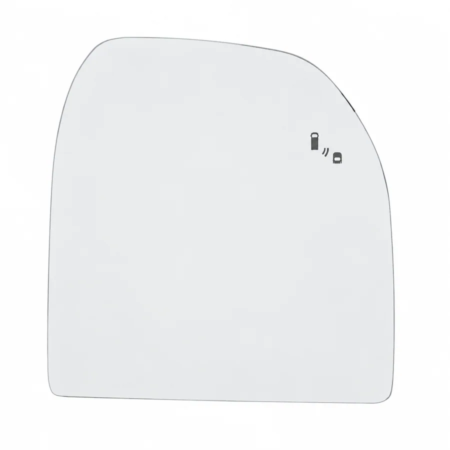 VW e-Transporter Right Heated Convex Mirror Glass (2025 onwards) — Upper Glass - Includes Blind Spot Indicator — photograph 2