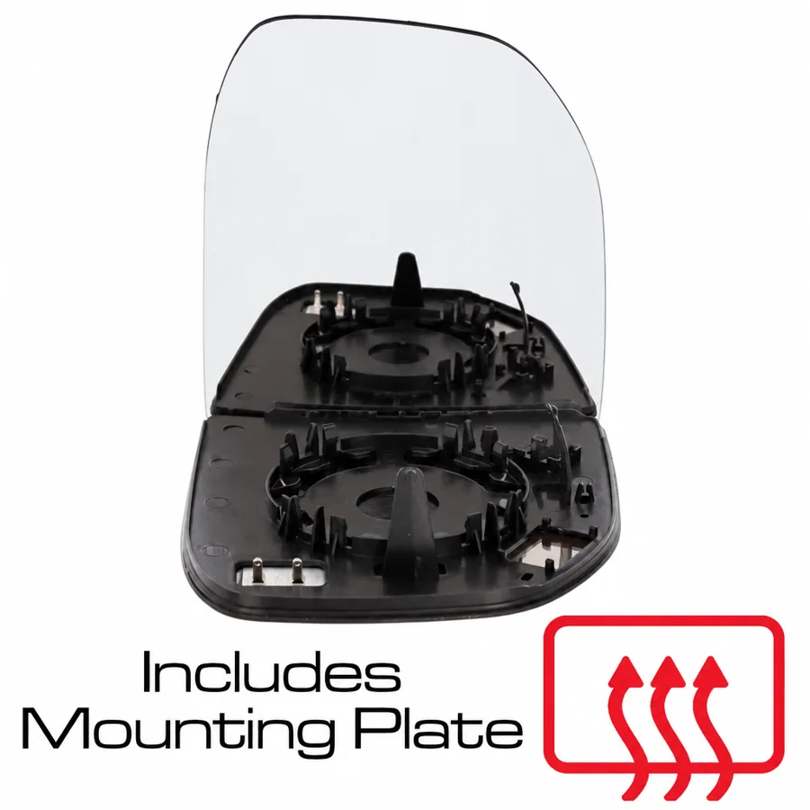 VW e-Transporter Right Heated Convex Mirror Glass (2025 onwards) — Upper Glass