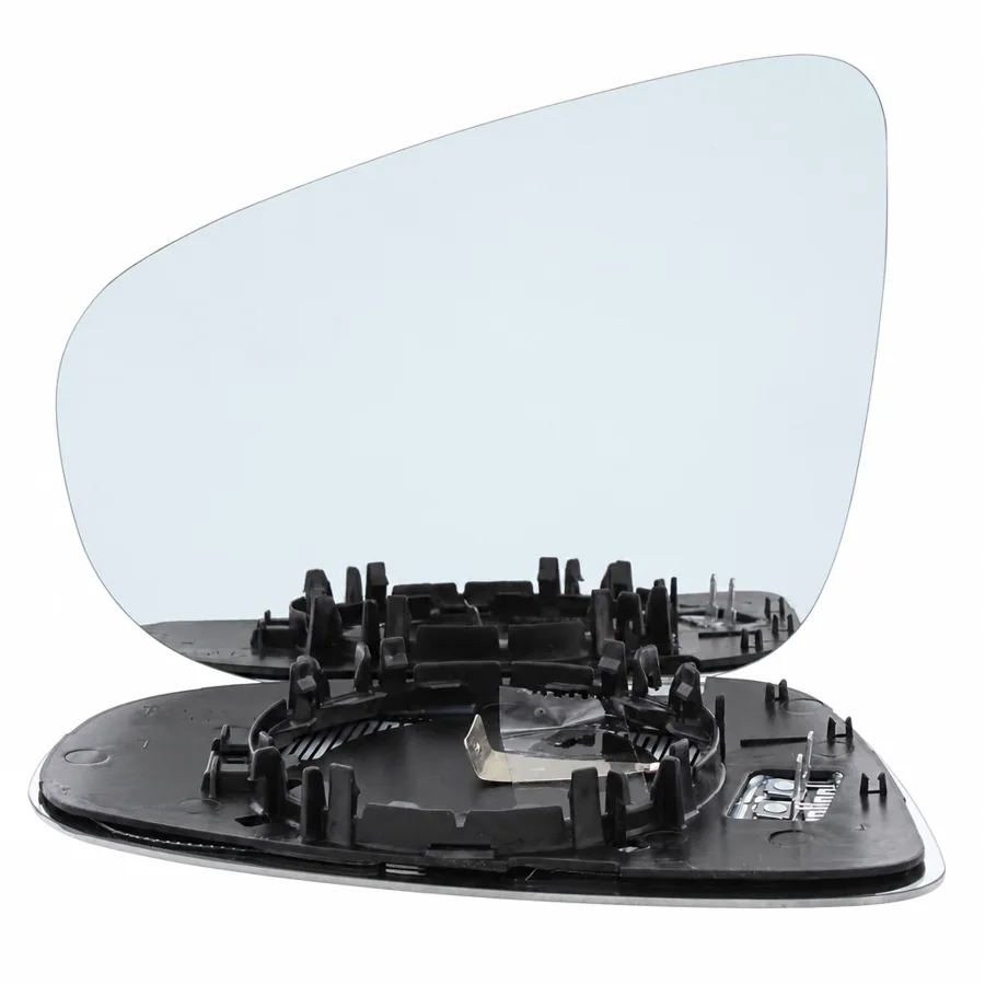 VW Golf Left Heated Convex Clip-on Mirror Glass (2009–2017)