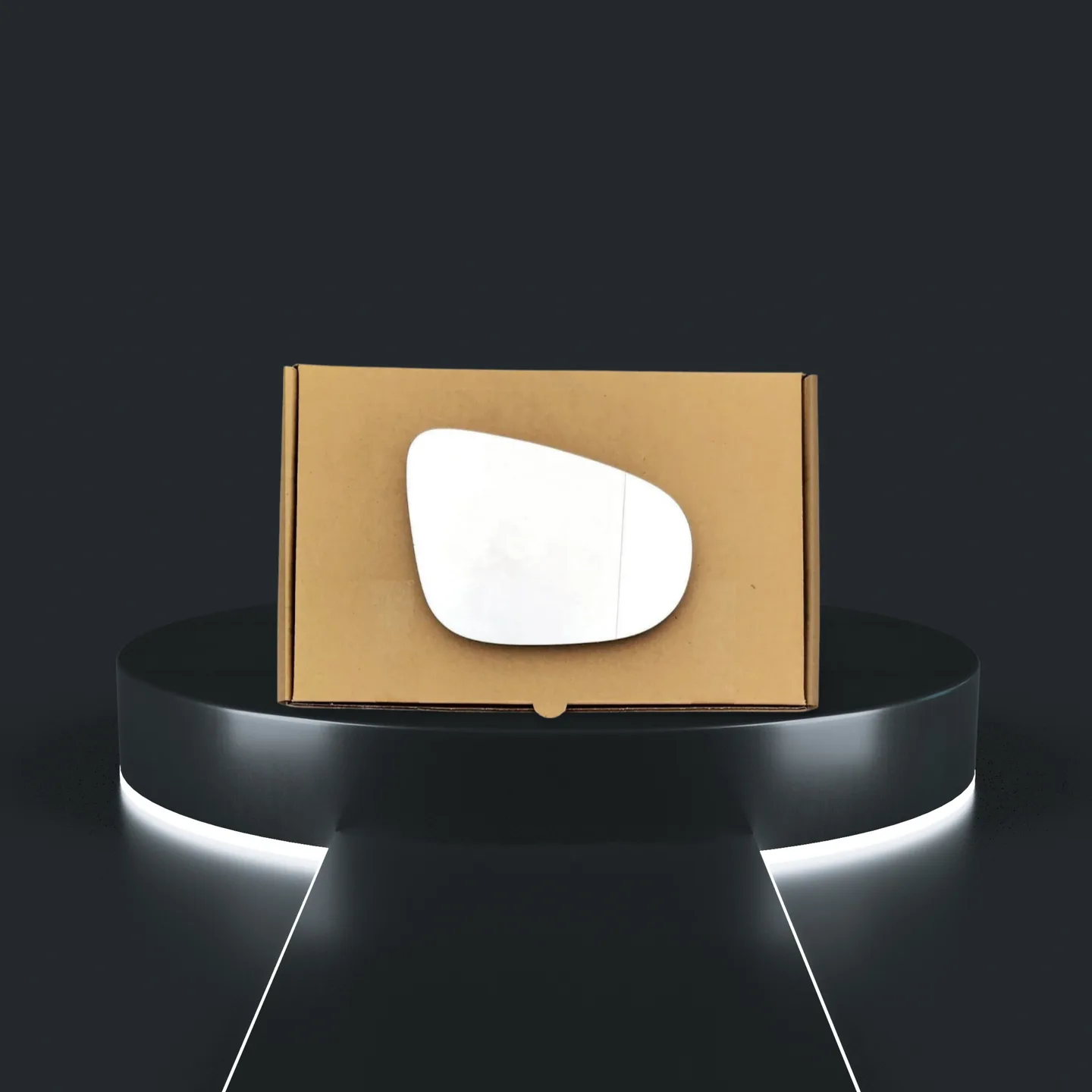 VW Golf Cabriolet Right Wide Angle Stick-on Mirror Glass (2012–2016)