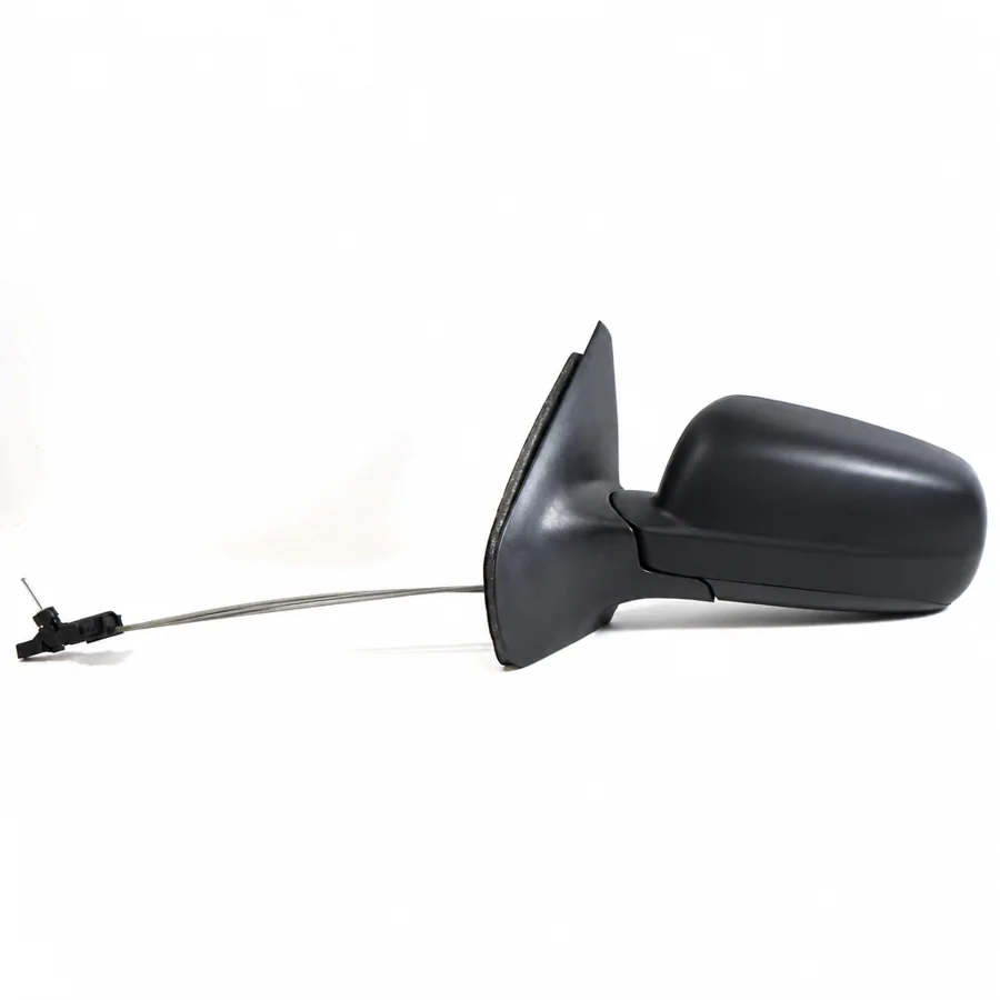 VW Golf Left Complete Mirror Unit, Paintable - Black (1997–2006)