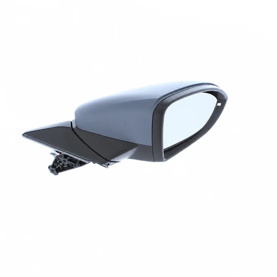 VW Golf Right Heated Power Folding Complete Mirror Unit, Primed (2012–2020) — photograph 2