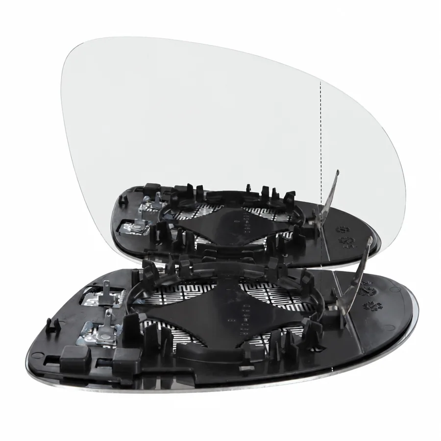VW Golf Plus Right Heated Aspherical Clip-on Mirror Glass (2005–2014)
