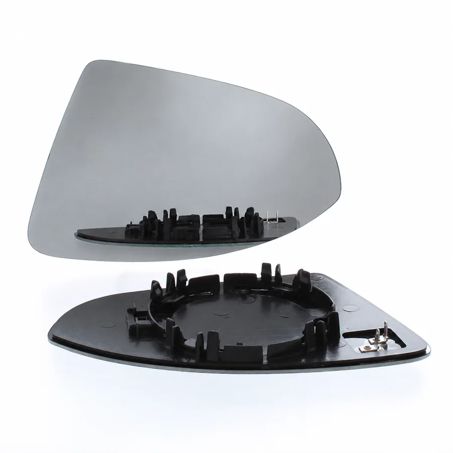 VW Golf SV Left Heated Convex Clip-on Mirror Glass (2014–2020)
