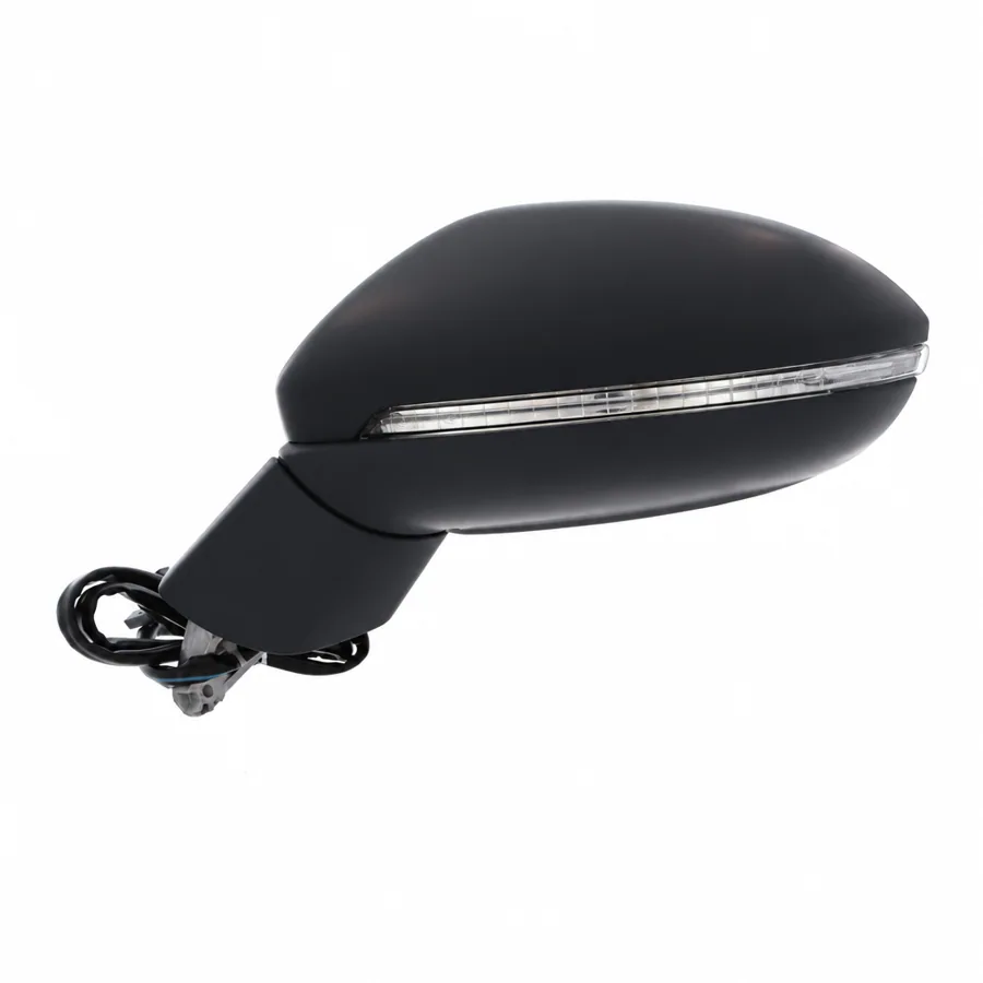 VW Golf SV Left Heated Electric Complete Mirror Unit (2014–2020) — photograph 2