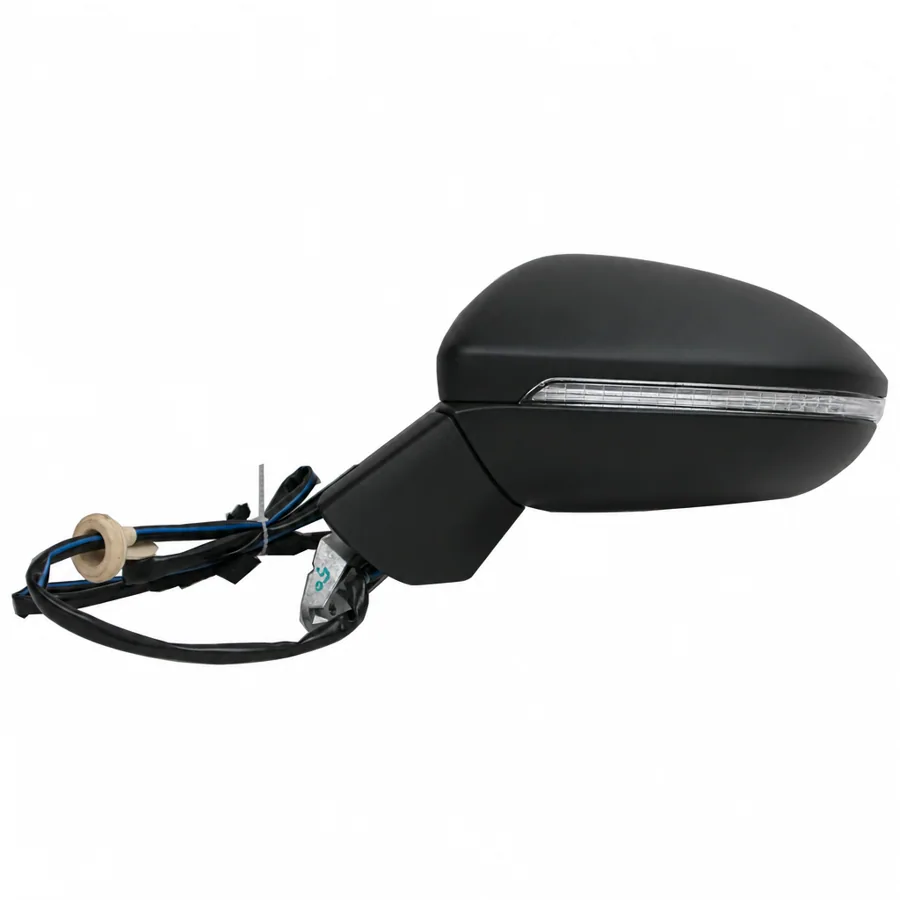 VW Golf SV Left Heated Electric Complete Mirror Unit (2014–2020)