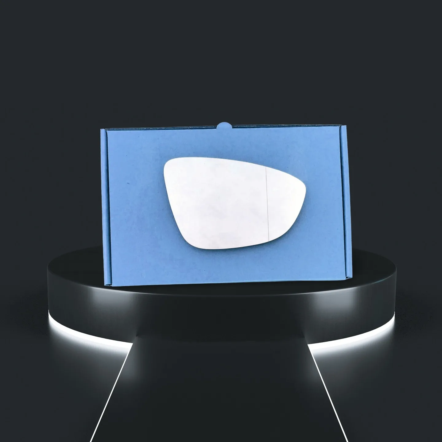VW Jetta Right Wide Angle Stick-on Mirror Glass (2010–2018)