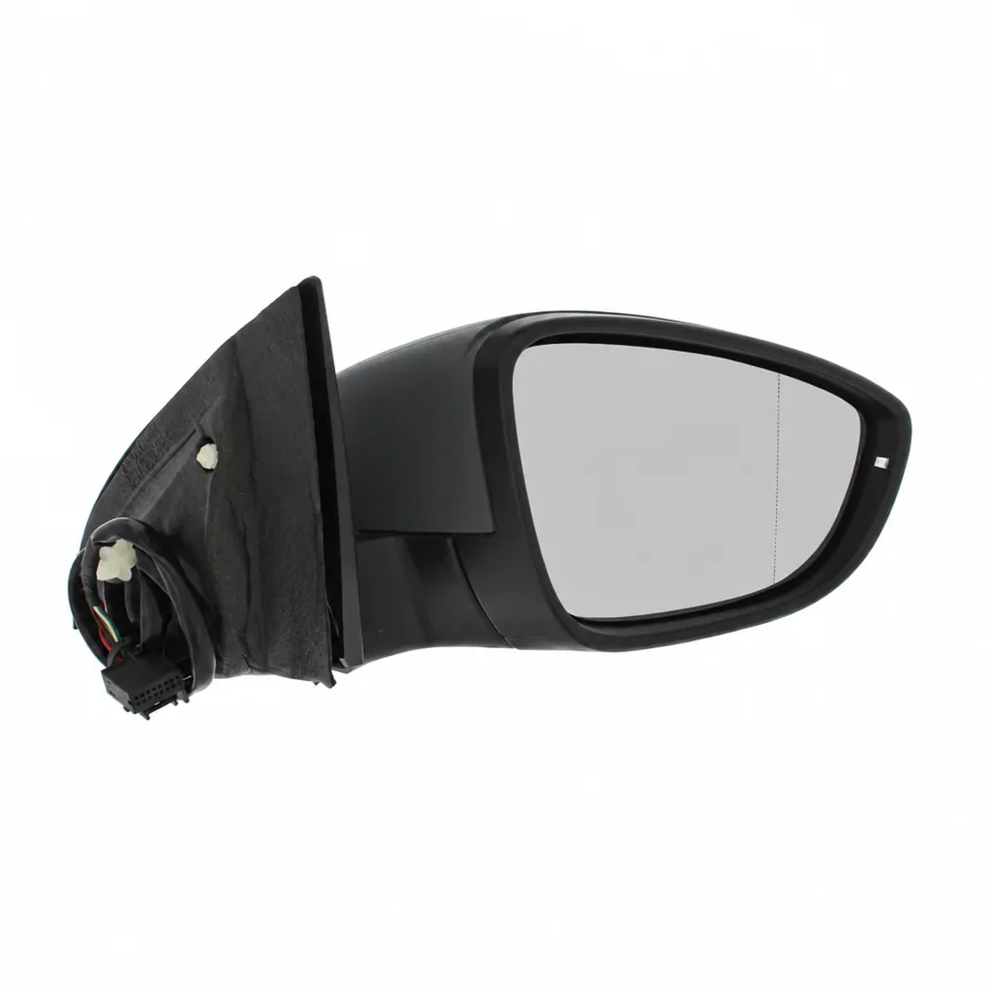 VW Passat Right Heated Electric Complete Mirror Unit, Primed (2008–2012) — photograph 3