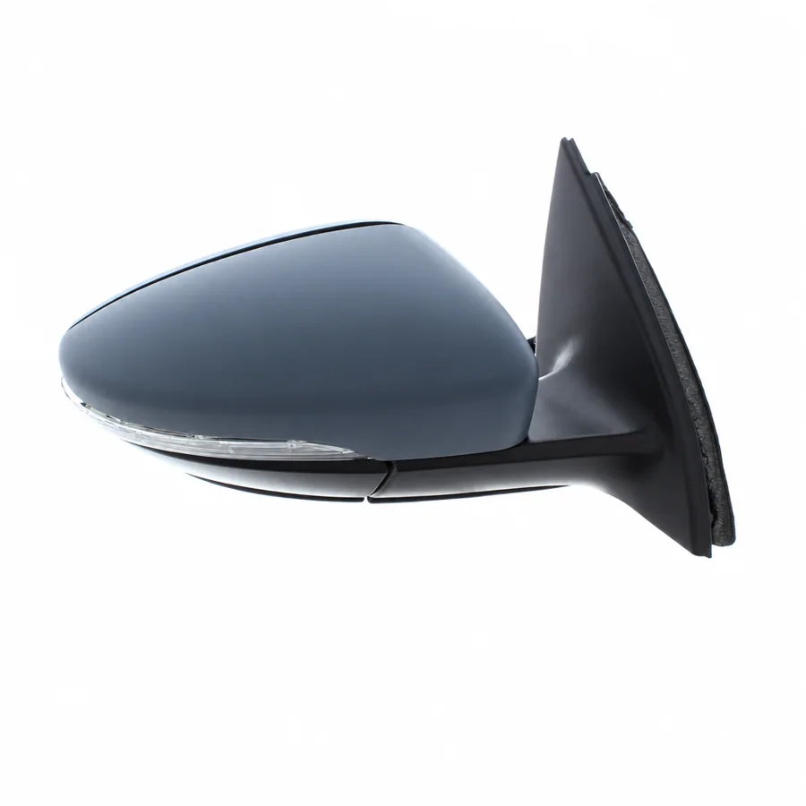 VW Passat Right Heated Electric Complete Mirror Unit, Primed (2010–2015)