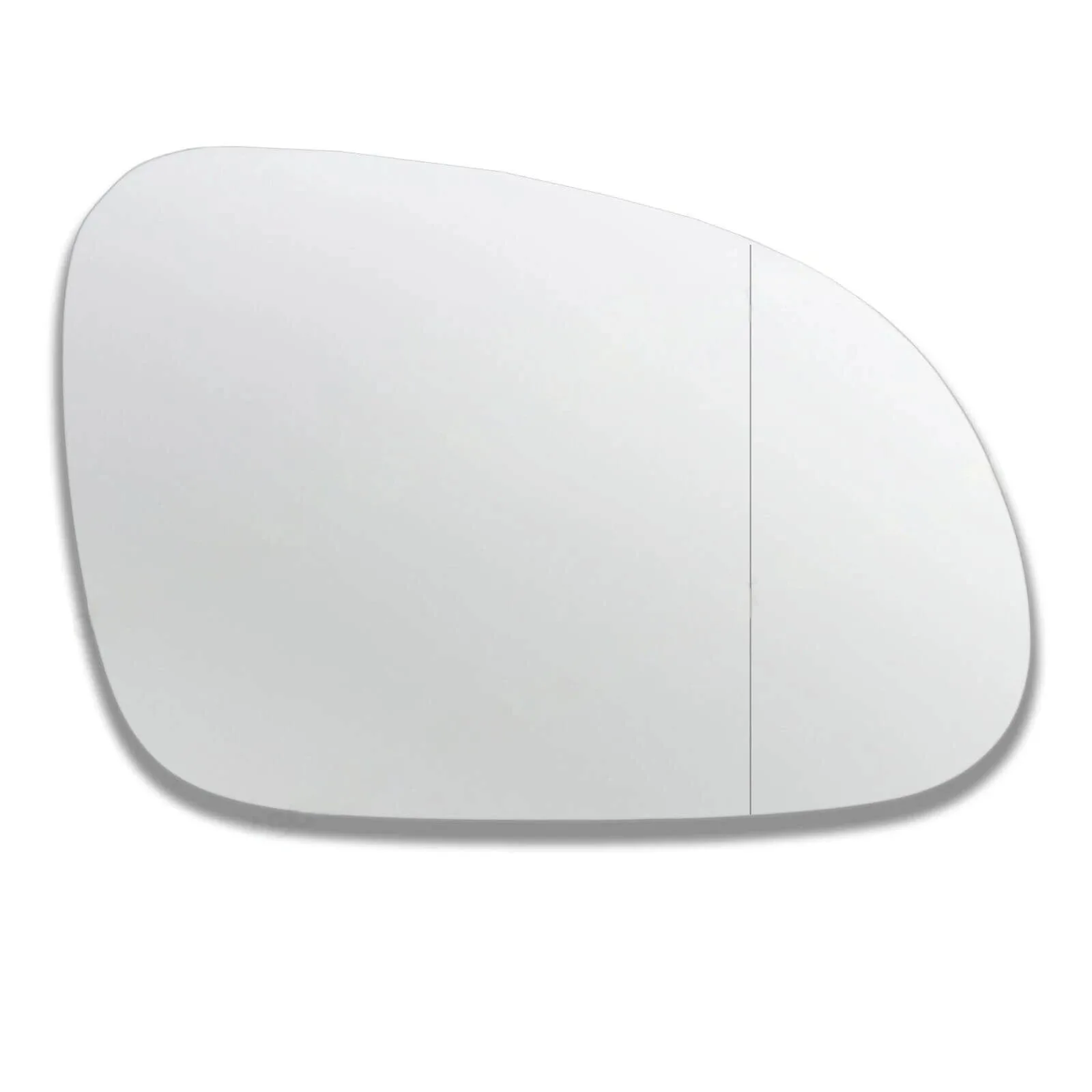VW Passat Right Heated Convex Stick-on Mirror Glass (2002–2005)