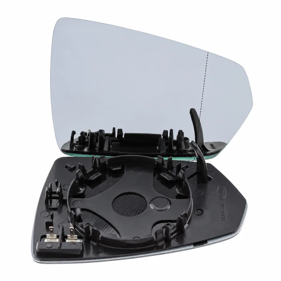VW Polo Right Heated Aspherical Clip-on Mirror Glass (2017 onwards)