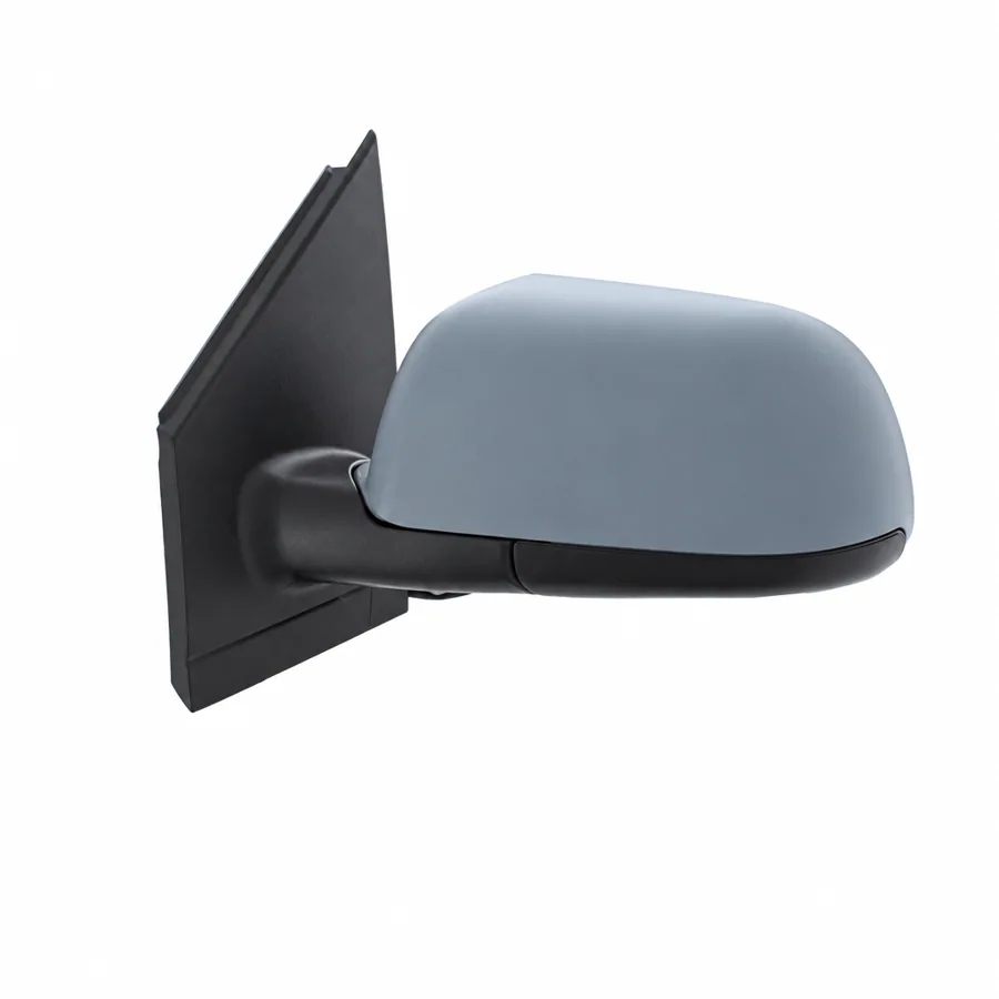 VW Polo Left Heated Electric Complete Mirror Unit, Primed (2002–2006) — photograph 2