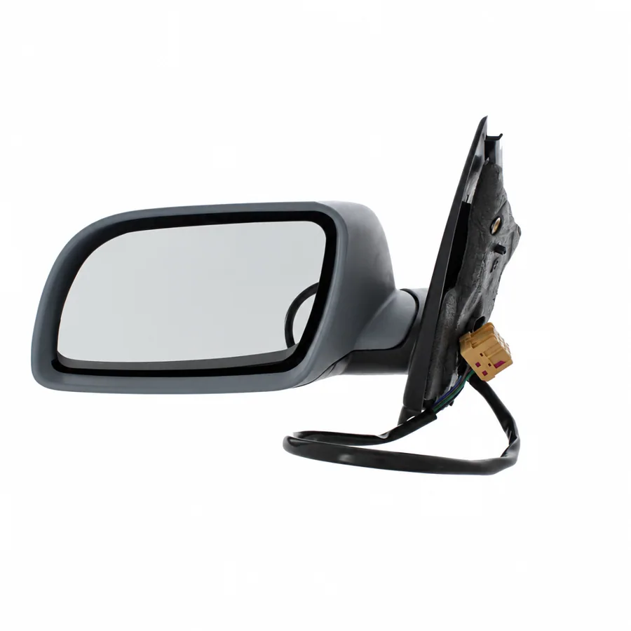 VW Polo Left Heated Electric Complete Mirror Unit, Primed (2002–2006) — photograph 3